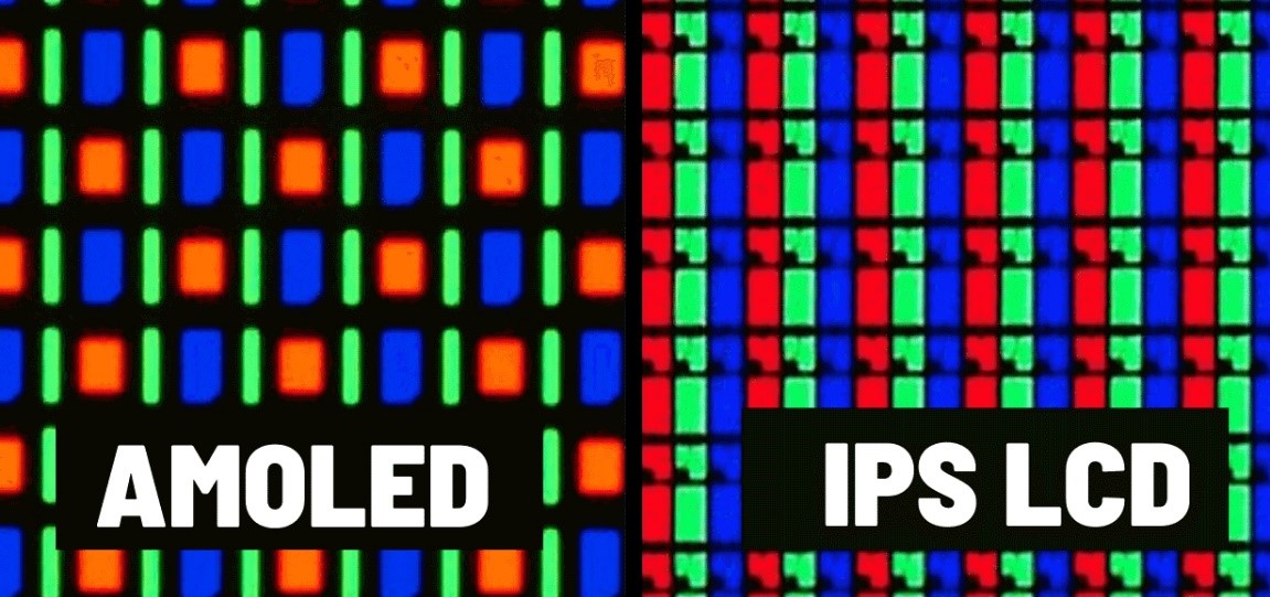 تفاوت IPS و AMOLED در حالت روشن