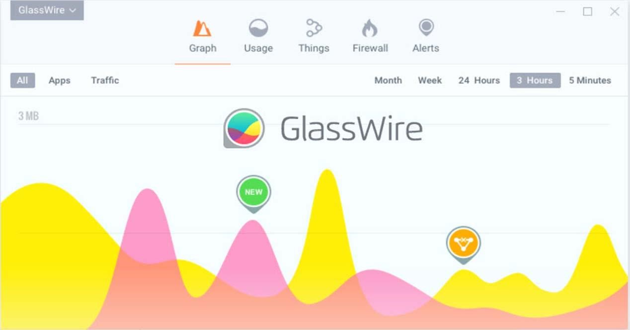 اپلیکیشن کاربردی  Glasswire